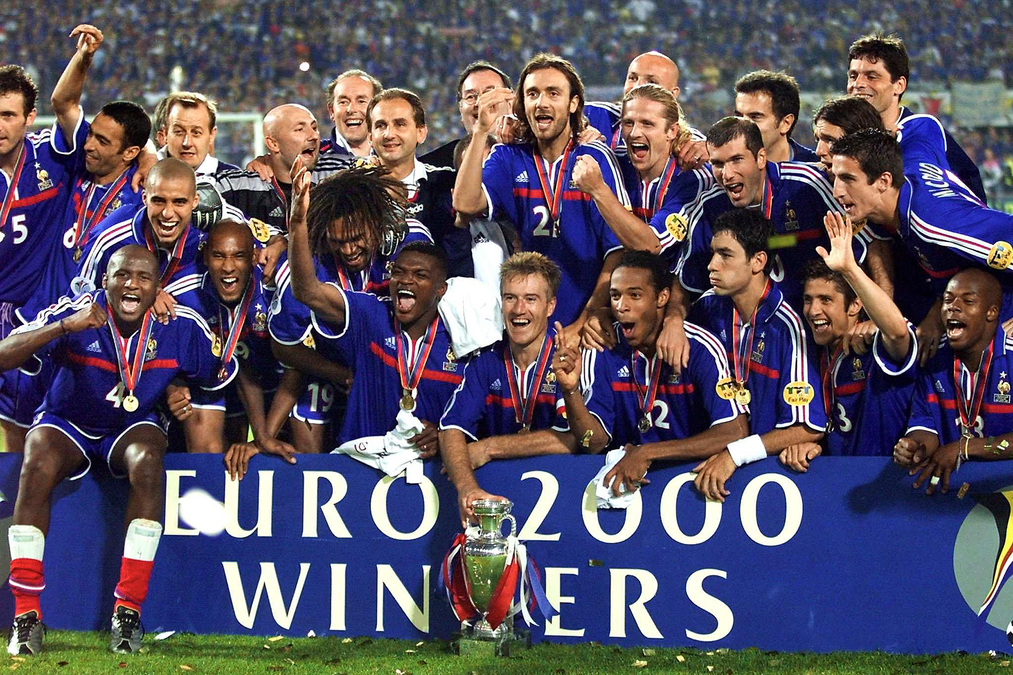 Zidane Deschamps And France s Functional Euro 2000 Winners