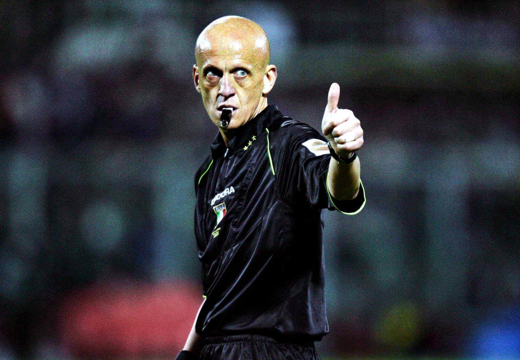 Pierluigi Collina: the outlier in black